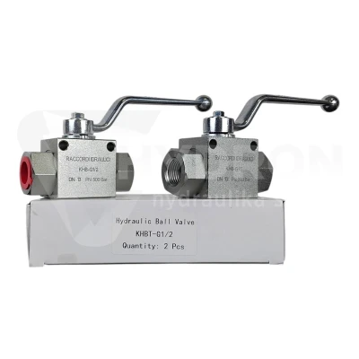 Zawór kulowy dwudrożny BKH BSP DN13 1/2" 500bar