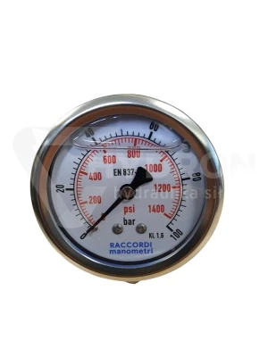 Manometr tylny 100 bar MG3-63 gwint 1/4"