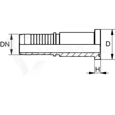 Końcówka SFS DN25 47.6 1" 9000 PSI 4SH SUPERCAT