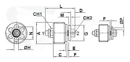 Zawór pękniętego przewodu VUBA/VBA BSP 3/8" wkład