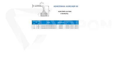 Końcówka KARCHER 90° DN06 M22X1,5