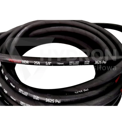 Premium Wąż hydrauliczny DN16 2SN (5/8') 250 bar