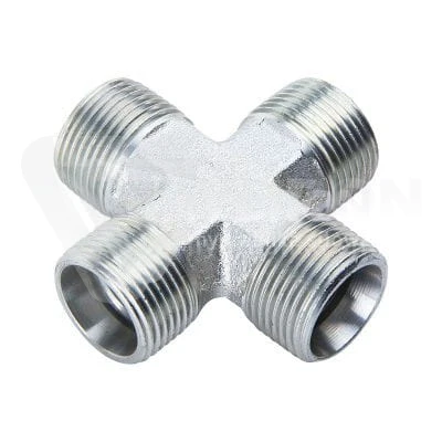 Czwórnik hydrauliczny BBBB 3/8 BSP