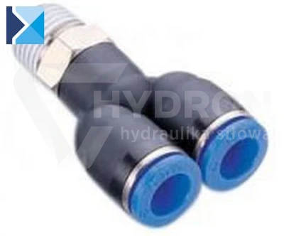 Trójnik TEKALAN 1/8" fi8 plastik (rozgałęźnik Y )