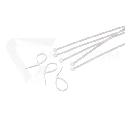 Taśma opaska kablowa 7,6x250mm - 100szt białe