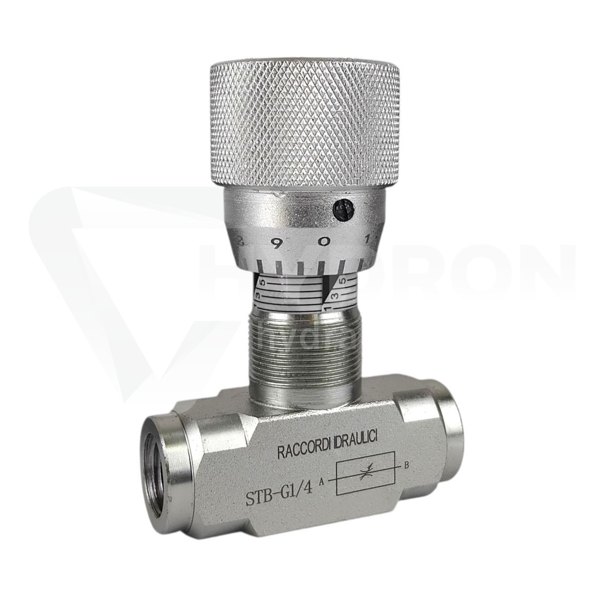 Zawór dławiący VRFB/STB 90° 1/4" 350bar 15l/min