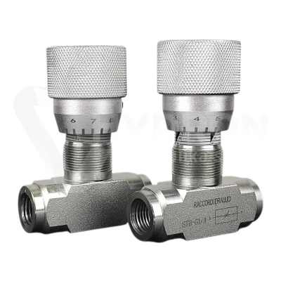 Zawór dławiący VRFB/STB 90° 1/4" 350bar 15l/min