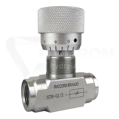 Zawór dławiący VRFB/STB 90° 1/2" 350bar 50l/min