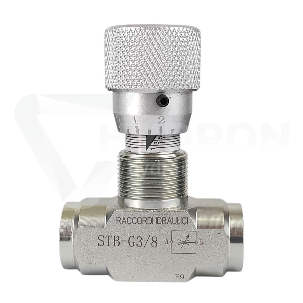 Zawór dławiący VRFB/STB 90° 3/8" 350bar 30l/min
