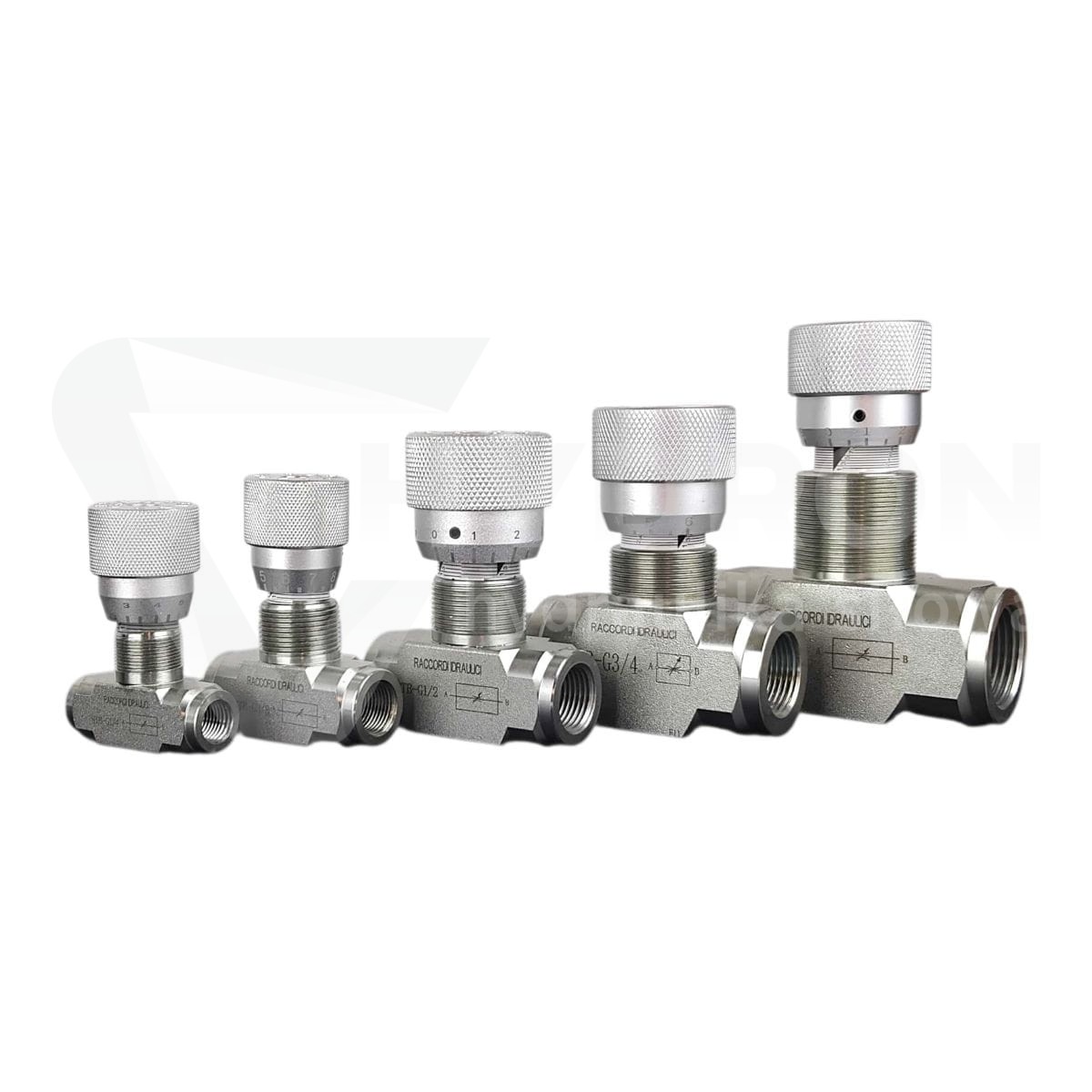 Zawór dławiący VRFB/STB 90° 3/4" 280bar 80l/min