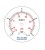 Wakuometr dolny (-1-+3 BAR) gwint 1/4"