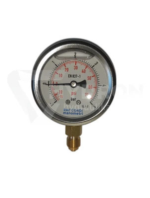 Wakuometr dolny (-1-+5 BAR) gwint 1/4"