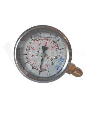 Wakuometr dolny (-1-+9 BAR) gwint 1/4"