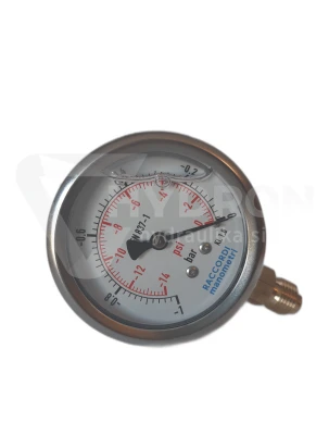 Wakuometr dolny (-1 do 0 BAR) gwint 1/4"