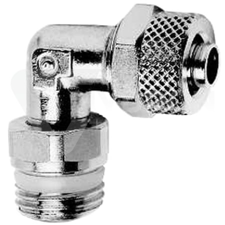 Szybkozłącze tekalan kolankowe obrotow 1/8" na fi8