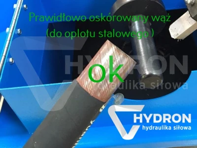 Skórowarka do węży 51ESC SAMWAY z bolcami zew.wew.