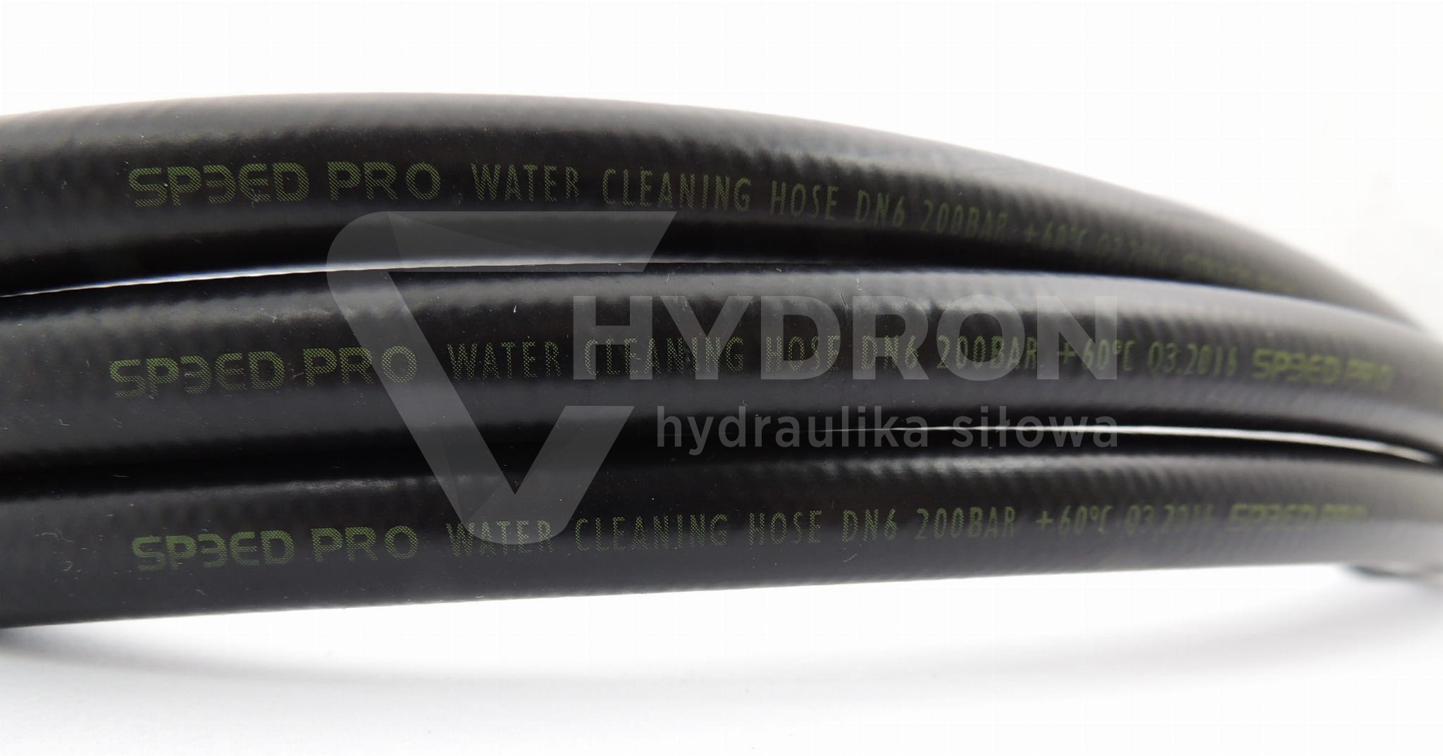 Wąż termoplast do myjki DN06 160BAR 60° Czarny