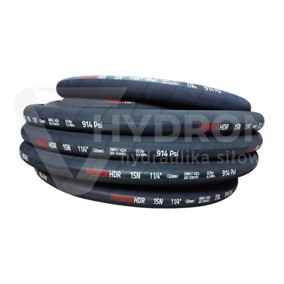 Przejdź do produktu Premium Wąż hydrauliczny DN32 1SN (1.1/4") 63 bar