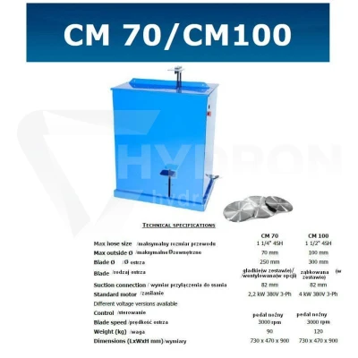 Przecinarka do węży CM110 D-HYDRO
