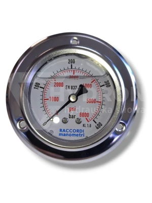 Manometr tablicowy tylny 400 bar 63 gwint 1/4"