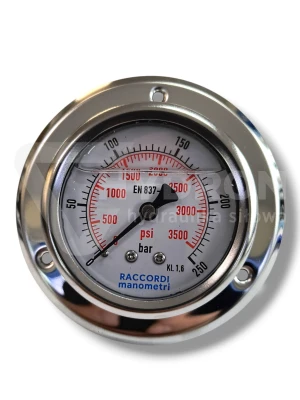 Manometr tablicowy tylny 250 bar 63 gwint 1/4"
