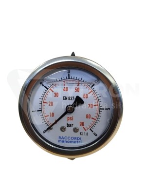 Przejdź do produktu Manometr tylny 6 bar MG3-63 gwint 1/4"