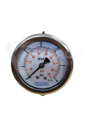 Manometr tylny 6 bar MG3-63 gwint 1/4"