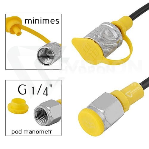 Przewód pomiarowy typ minimes G1/4 L=5000mm