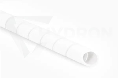 Przejdź do produktu Osłona spiralna węża biała WN40 35-45mm