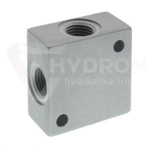 Przejdź do produktu Czwórnik gwintowany - kostka aluminiowa 3/8 cala