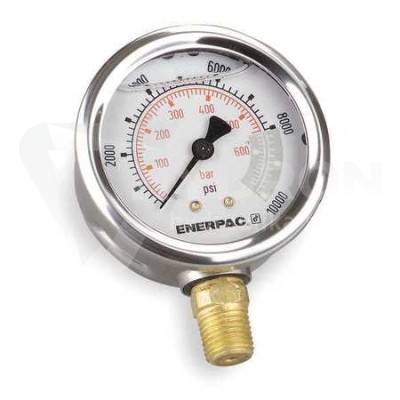 Przejdź do produktu Manometr dolny MG1-63 700bar G2535L ENERPAC 1/4"