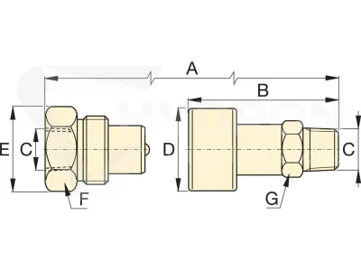 Szybkozłącze gniazdo CR400 ENERPAC 3/8" NPTF 700ba