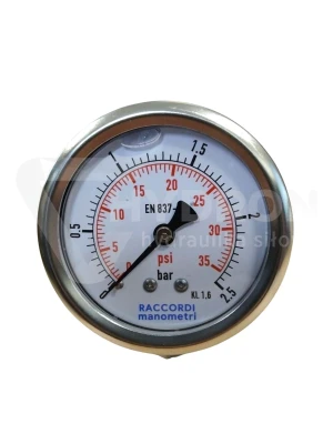 Manometr tylny 2,5 bar MG3-63 gwint 1/4"