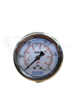 Przejdź do produktu Manometr tylny 1 bar MG3-63 gwint 1/4"