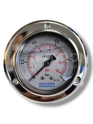 Manometr tablicowy tylny 1 bar 63 gwint 1/4"