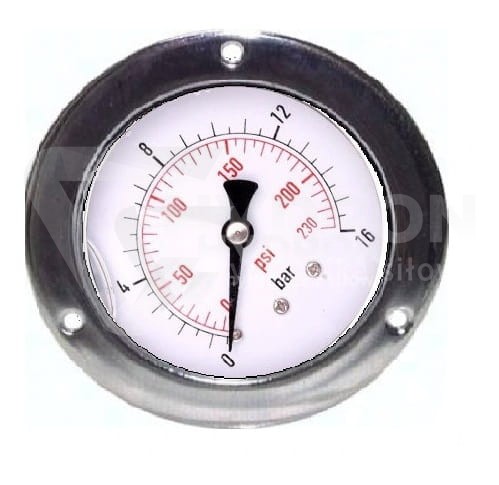 Manometr tablicowy tylny 16 bar 63 gwint 1/4"