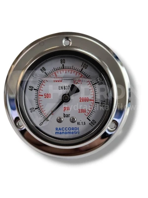 Manometr tablicowy tylny 160 bar 63 gwint 1/4"