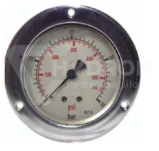 Manometr tablicowy tylny 40 bar 63 gwint 1/4"