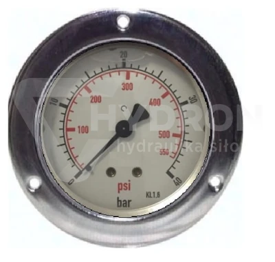 Manometr tablicowy tylny 40 bar 63 gwint 1/4"