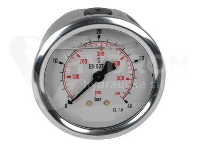 Manometr 100mm do 400 bar tylny 1/2"