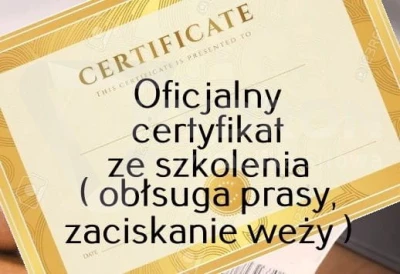 Szkolenie z obsługi zakuwarki do węży
