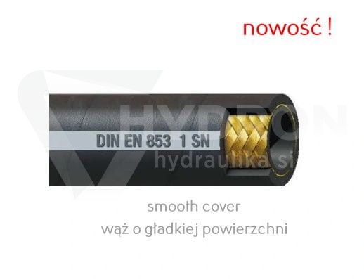 Wąż hydrauliczny DN06 1SN (1/4") 225 bar gładki