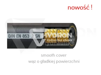 Wąż hydrauliczny DN16 2SN (5/8") 250 bar gładki