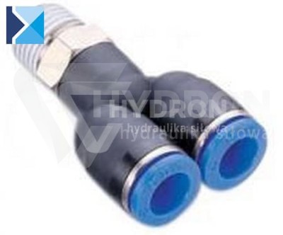 Przejdź do produktu Trójnik z gwintem TEKALAN 1/8" na fi6 typu Y