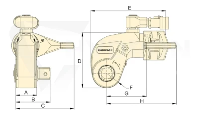 Hydrauliczny klucz dynamometryczny S6000X ENERPAC