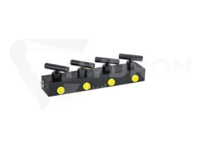 Rozdzielacz z zaworami 700bar AZ5124 LARZEP