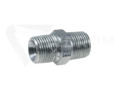 Złączka prosta BB NPT 3/8" NPT gwint stożkowy