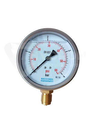 Manometr dolny MG1-100 4 bar gwint 1/2"