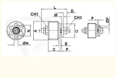 Zawór pęknietego przewodu VUBA/VBA BSP 1/4" wkład