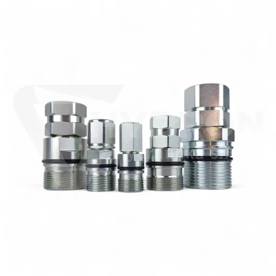 Szybkozłącze skręcane BSP 3/8'' wtyczka 650bar